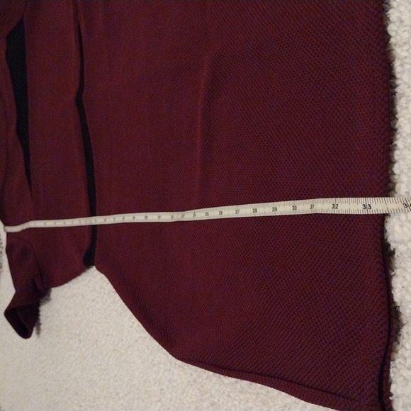 Express Burgundy Dress. Size 10 - Picture 6 of 6